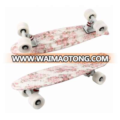 SKATERGEAR with big wheels 22/27 plastic skateboards mini cruiser retro skateboard