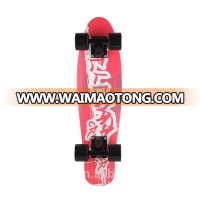 Foldable 4 wheels maple wood skateboards hot wholesale